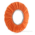 Roue de polissage en coton orange polissage